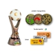 Odlievaná trofej RKO113 / BR Futbal + emblém (holografický)