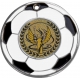 Medaila MMC5150 futbal / S + emblém Viktória holografický