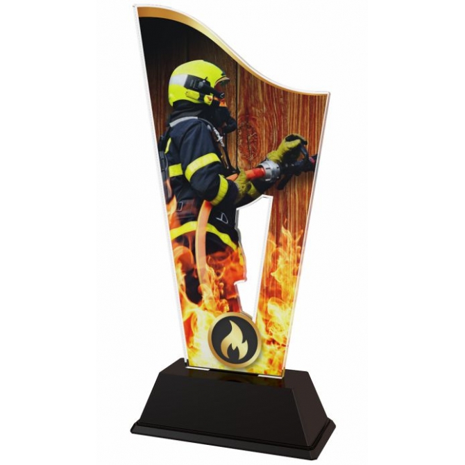 Trofej / plaketa CASM29 hasiči